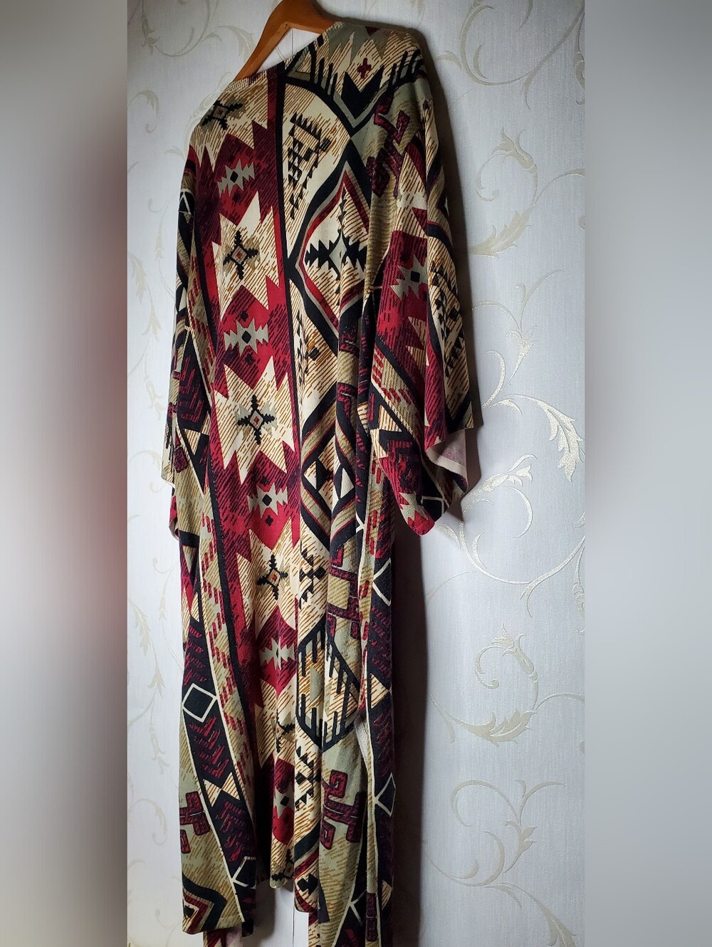 Southwestern Native Design Kimono Duster Cardigan DDR